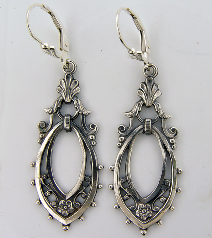 "Forget Me Not" Vintage Filigree Earrings