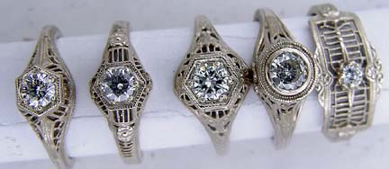 HUGO KOHL Vintage Engagement Rings