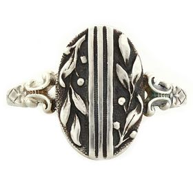"Peace and Goodwill" Sterling Silver Whimsical Ring