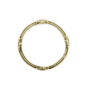 Die Struck 14k Green Gold HUGO KOHL Band Set with Peridot