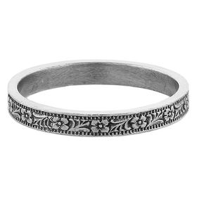 "Enduring Love" Vintage Sterling Silver Stacking Ring