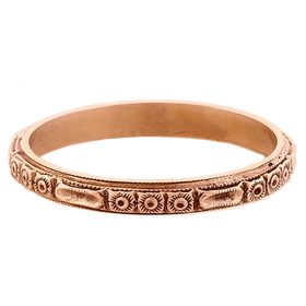 Vintage 14k Rose Gold Stacking Ring