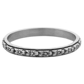 "Fruitful Marriage" Vintage Sterling Silver Stacking Ring