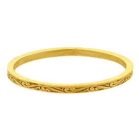 "Eternal Love" Vintage 18k Yellow Gold Stacking Ring