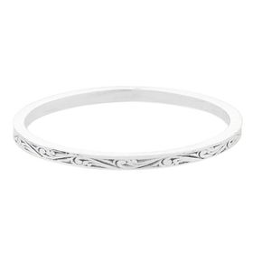 "Eternal Love" Vintage Platinum Stacking Ring
