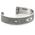 "Love At First Sight" Women's Sterling Silver Wide Cuff Bracelet with Sapphires