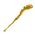 "Plume" Vintage 18k Yellow Gold Spoon Ring With Diamond