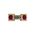 Die Struck 14k Yellow Gold & Sterling Silver HUGO KOHL Ring Set with four Lab Ruby Cabochons